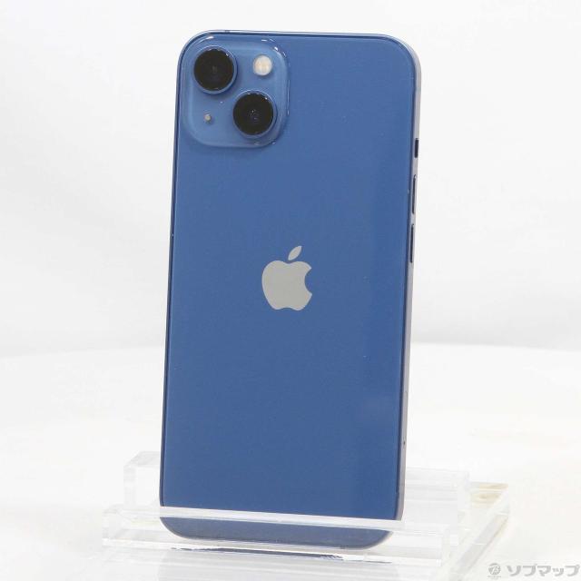 (中古)Apple iPhone13 128GB ブルー MLNG3J/A SIMフリー(295-ud)