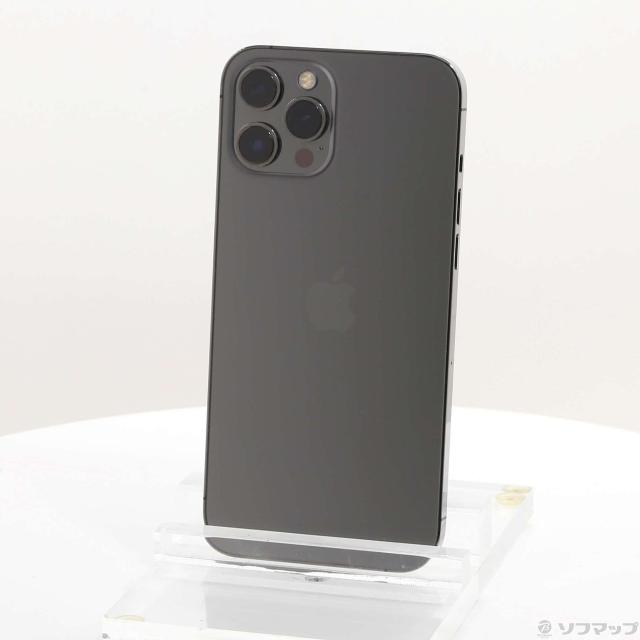 (中古)Apple iPhone12 Pro Max 128GB グラファイト MGCU3J/A SIMフリー(295-ud)
