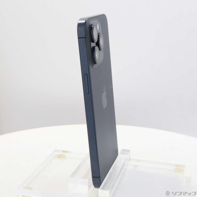 (中古)Apple iPhone15 Pro Max 256GB ブルーチタニウム MU6T3J/A SIMフリー(276-ud)