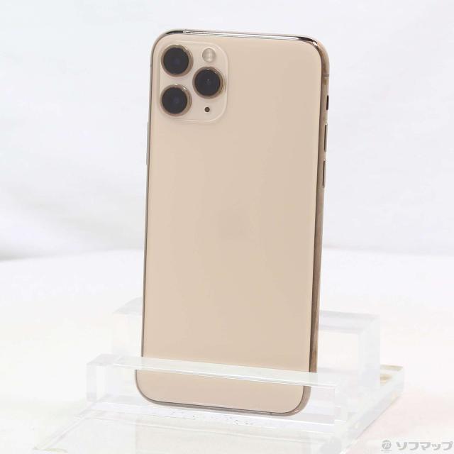 中古)Apple iPhone11 Pro 256GB ゴールド MWC92J/A SIMフリー(262-ud 