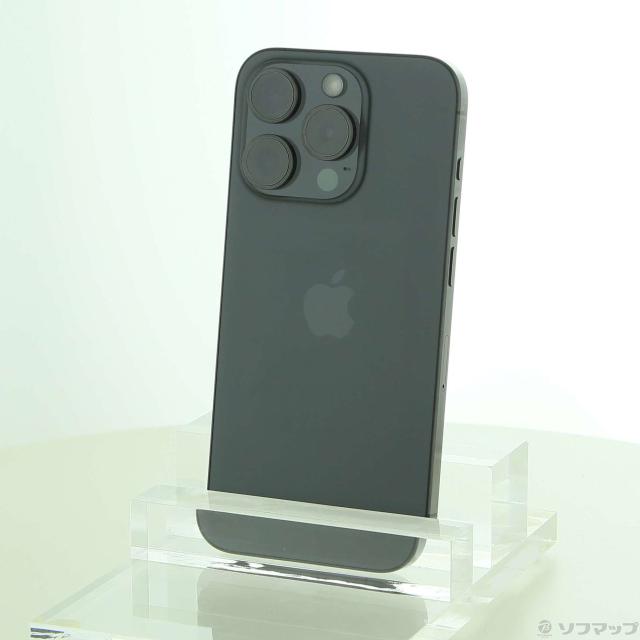 (中古)Apple iPhone15 Pro 256GB ブラックチタニウム MTUC3J/A SIMフリー(295-ud)