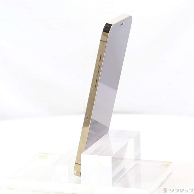 (中古)Apple iPhone12 Pro Max 256GB ゴールド MGD13J/A SIMフリー(368-ud)