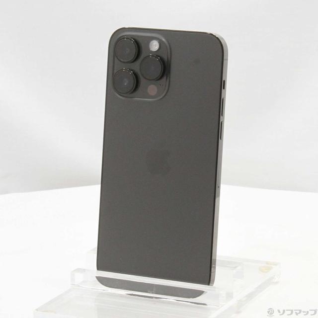 (中古)Apple iPhone14 Pro Max 256GB スペースブラック MQ9A3J/A SIMフリー(348-ud)