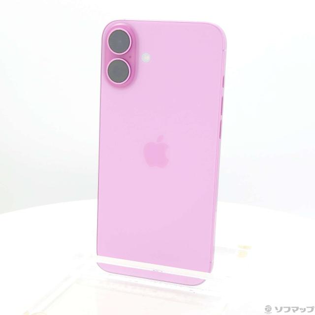 (中古)Apple iPhone16 Plus 128GB ピンク 3N345J/A SIMフリー(305-ud)