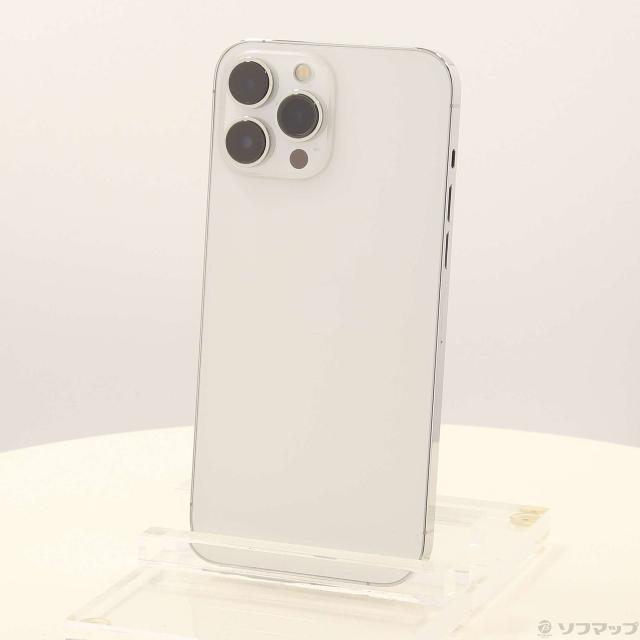 (中古)Apple iPhone13 Pro Max 256GB シルバー MLJ93J/A SIMフリー(348-ud)