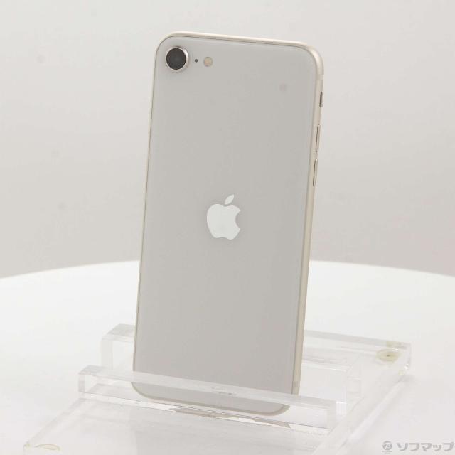 (中古)Apple iPhone SE 第3世代 256GB スターライト MMYK3J/A SIMフリー(371-ud)