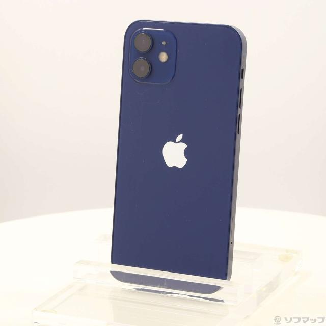 中古)Apple iPhone12 128GB ブルー MGHX3J/A SIMフリー(269-ud)