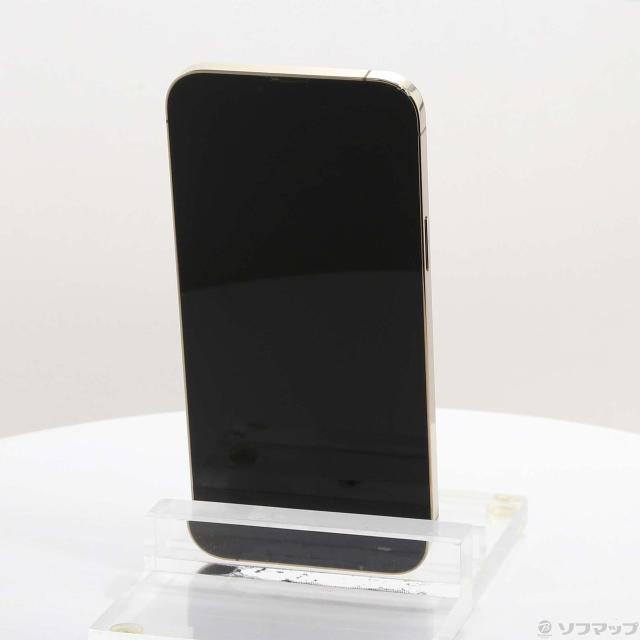(中古)Apple iPhone13 Pro Max 256GB ゴールド MLJA3J/A SIMフリー(262-ud)