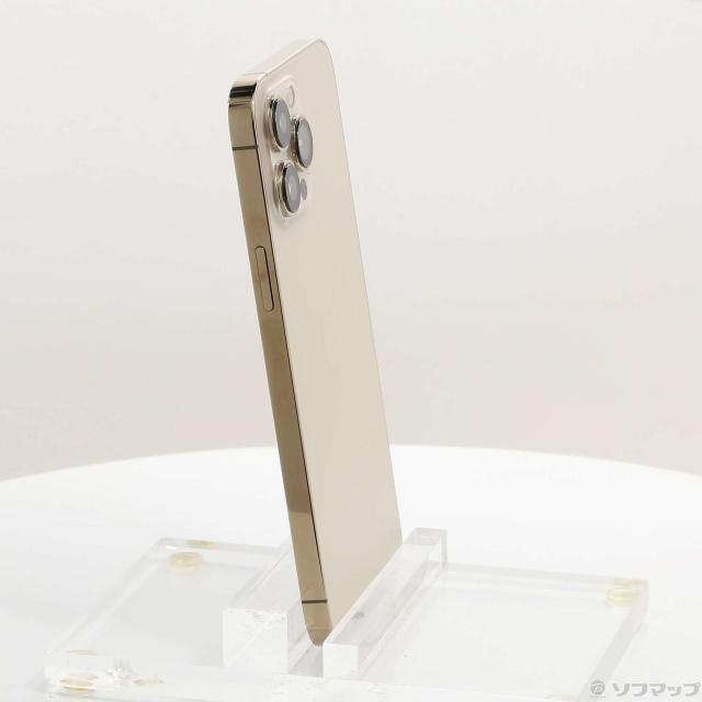 (中古)Apple iPhone13 Pro Max 256GB ゴールド MLJA3J/A SIMフリー(262-ud)