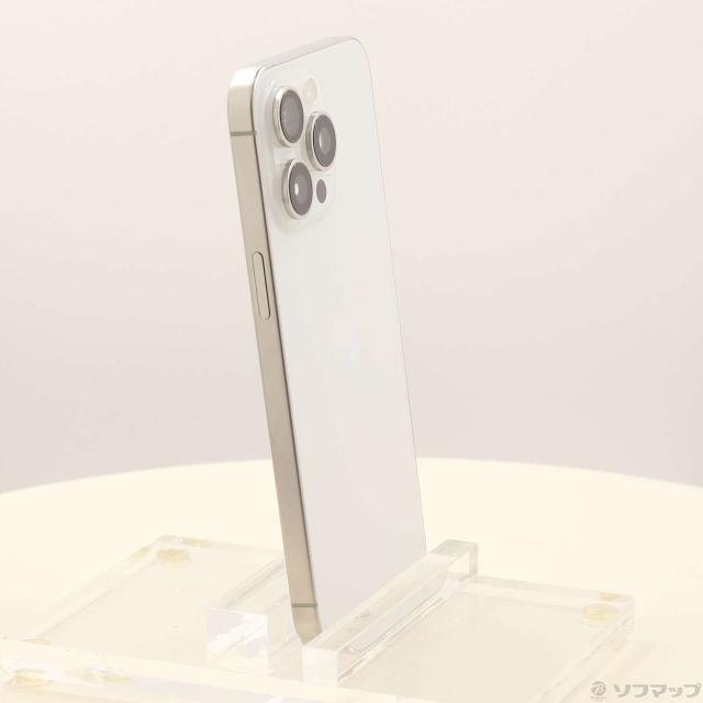 (中古)Apple iPhone15 Pro Max 256GB ホワイトチタニウム MU6Q3J/A SIMフリー(297-ud)