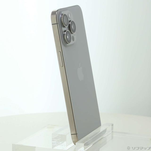(中古)Apple iPhone15 Pro Max 256GB ナチュラルチタニウム MU6R3J/A SIMフリー(349-ud)