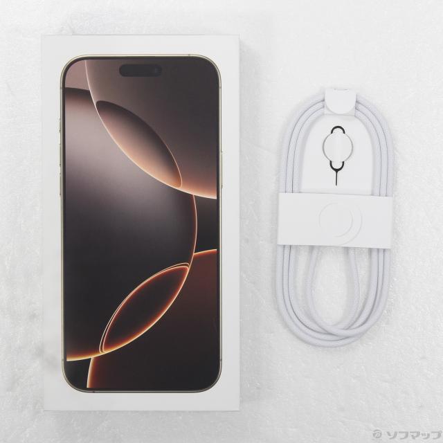 (中古)Apple iPhone16 Pro Max 256GB デザートチタニウム MYWJ3J/A SIMフリー(276-ud)_4