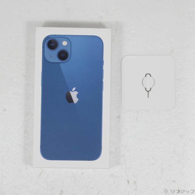 中古)Apple iPhone13 128GB ブルー MLNG3J/A SIMフリー(349-ud)