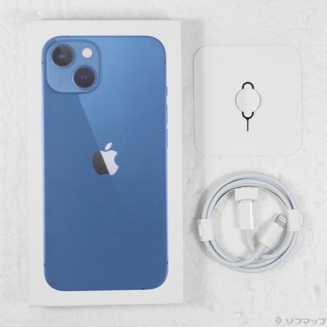 (中古)Apple iPhone13 128GB ブルー MLNG3J/A SIMフリー(295-ud)_4