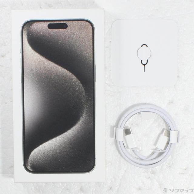 (中古)Apple iPhone15 Pro Max 256GB ナチュラルチタニウム MU6R3J/A SIMフリー(348-ud)