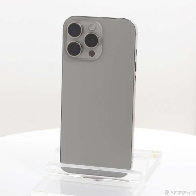 (中古)Apple iPhone16 Pro Max 512GB ナチュラルチタニウム MYWP3J/A SIMフリー(276-ud)