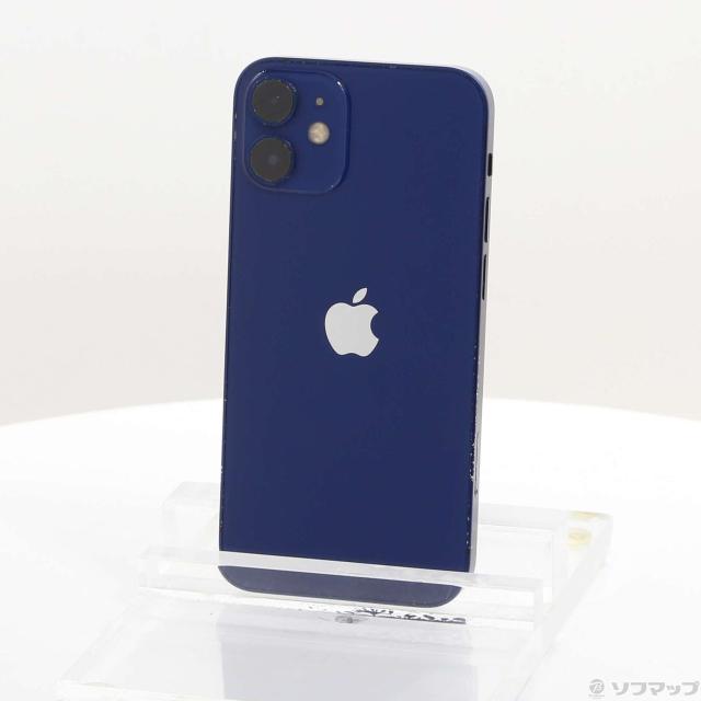中古)Apple iPhone12 mini 128GB ブルー MGDP3J/A SIMフリー(258-ud)
