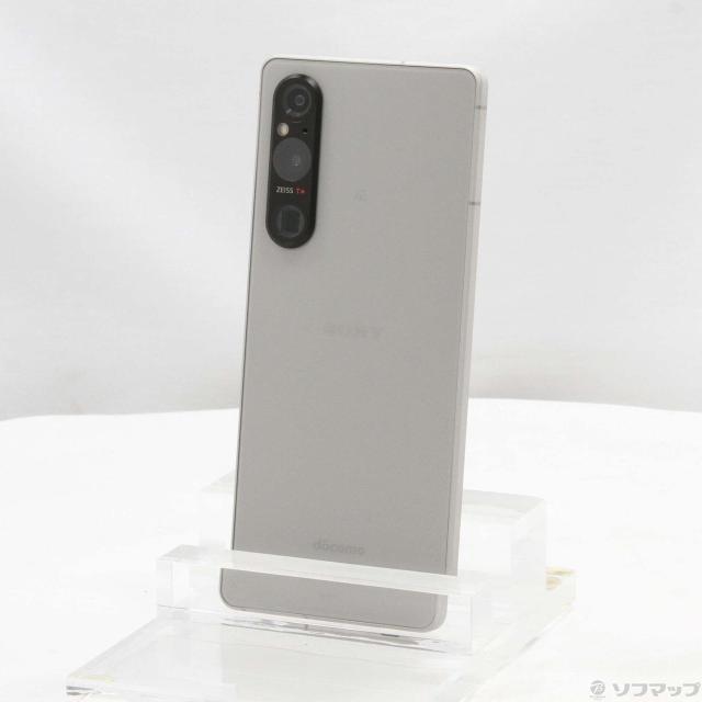 中古)SONY Xperia 1 V 256GB プラチナシルバー SO-51D docomo SIM