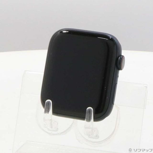 (中古)Apple Apple Watch SE 第2世代 GPS + Cellular 44mm ミッドナイトアルミニウムケース バンド無し DEMO品(344-ud)