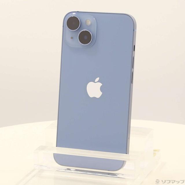(中古)Apple iPhone14 128GB ブルー MPVJ3J/A SIMフリー(348-ud)