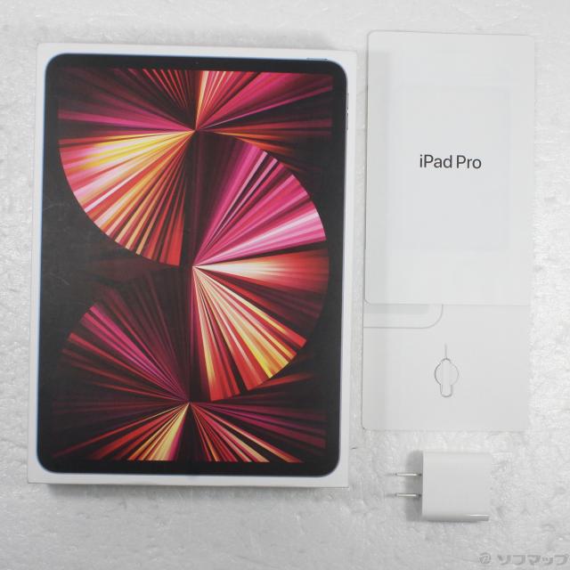 (中古)Apple iPad Pro 11インチ 第3世代 256GB スペースグレイ MHW73J/A docomoロック解除SIMフリー(371-ud)_4