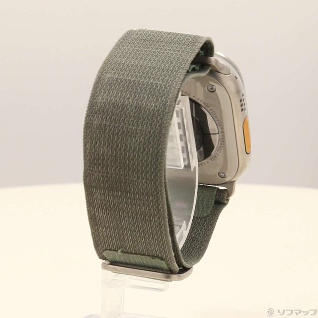 (中古)Apple Apple Watch Ultra GPS + Cellular 49mm チタニウムケース グリーンアルパインループ(258-ud)_2