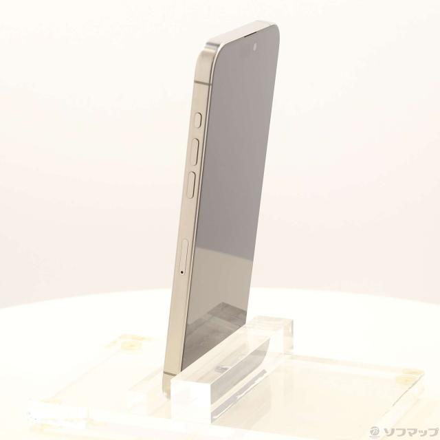 (中古)Apple iPhone15 Pro Max 256GB ナチュラルチタニウム MU6R3J/A SIMフリー(276-ud)