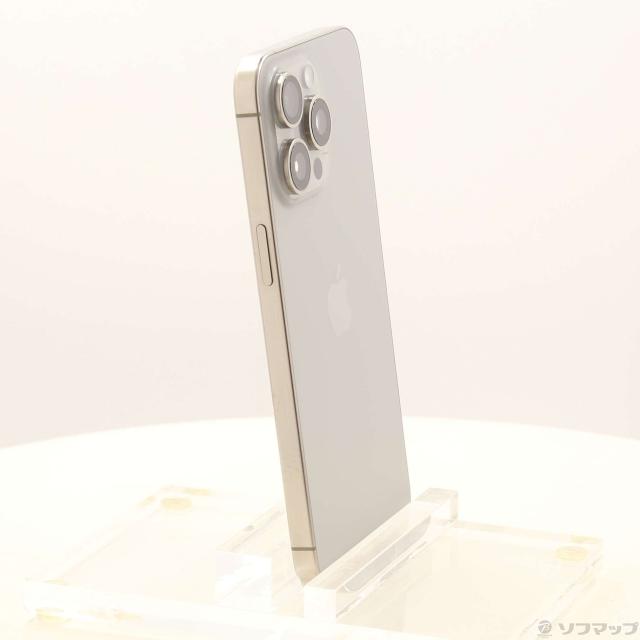 (中古)Apple iPhone15 Pro Max 256GB ナチュラルチタニウム MU6R3J/A SIMフリー(276-ud)