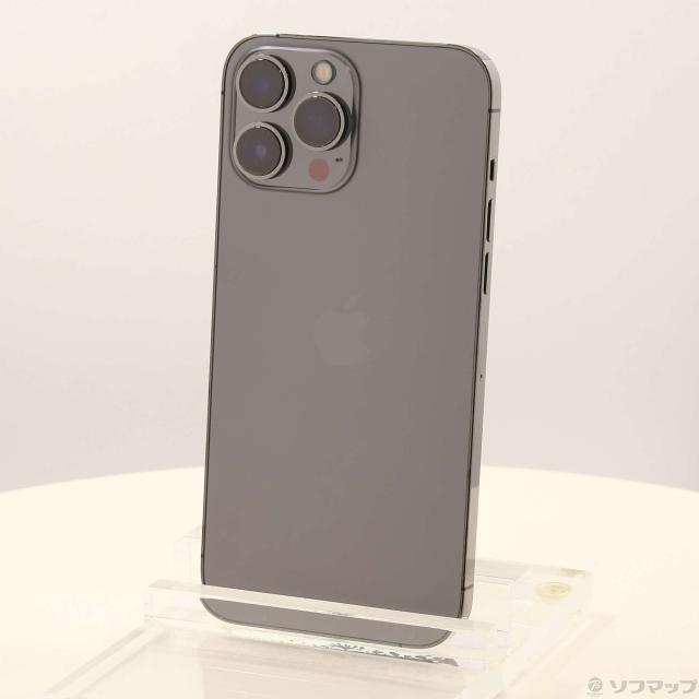 (中古)Apple iPhone13 Pro Max 256GB グラファイト MLJ83J/A SIMフリー(269-ud)