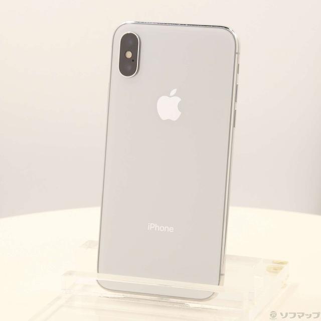 iPhoneX 256GB シルバー 本体 中古)NTTドコモ iPhoneX 256GB シルバー MQC22J/A SIMフリー(262-ud)