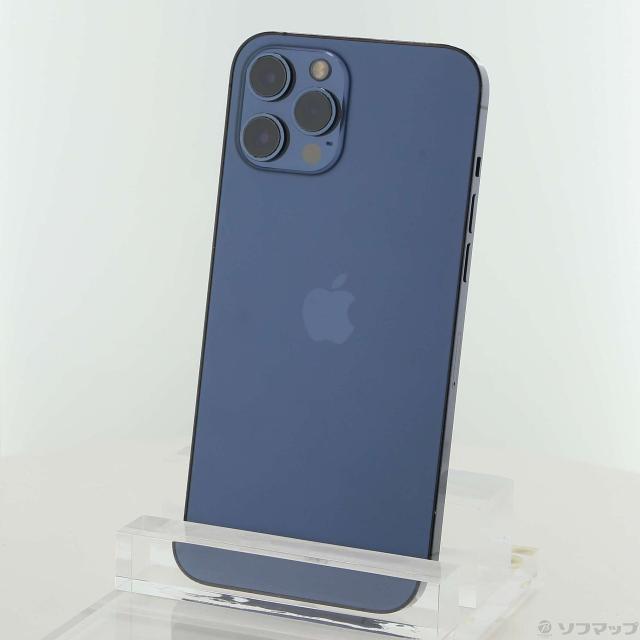 中古)Apple iPhone12 Pro Max 256GB パシフィックブルー MGD23J/A SIM