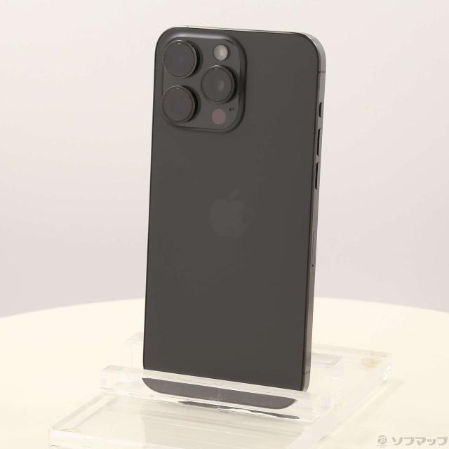 (中古)Apple iPhone15 Pro Max 256GB ブラックチタニウム MU6P3J/A SIMフリー(262-ud)