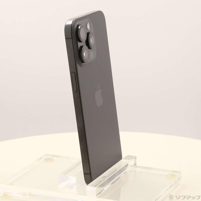 (中古)Apple iPhone15 Pro Max 256GB ブラックチタニウム MU6P3J/A SIMフリー(262-ud)
