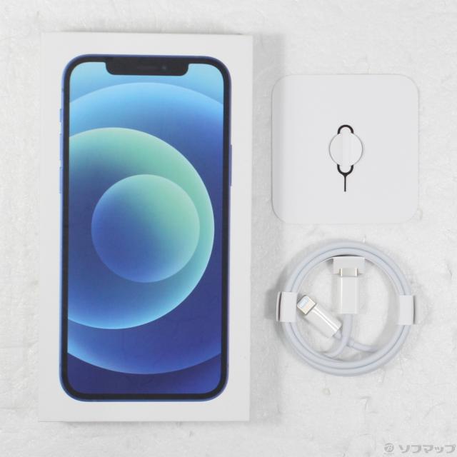 中古)Apple iPhone12 128GB ブルー MGHX3J/A SIMフリー(251-ud)の通販