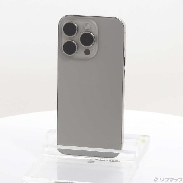 中古)Apple iPhone15 Pro 128GB ナチュラルチタニウム NTU93J/A SIM 