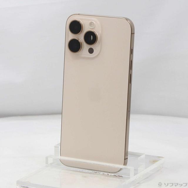 (中古)Apple iPhone16 Pro Max 256GB デザートチタニウム MYWJ3J/A SIMフリー(377-ud)