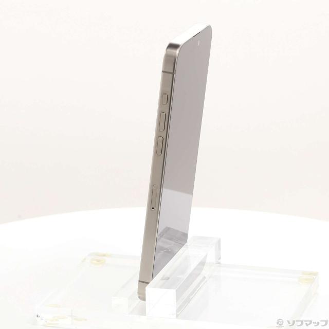 (中古)Apple iPhone15 Pro Max 256GB ナチュラルチタニウム MU6R3J/A SIMフリー(371-ud)