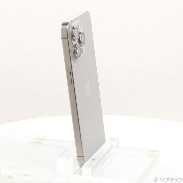 (中古)Apple iPhone15 Pro Max 256GB ナチュラルチタニウム MU6R3J/A SIMフリー(371-ud)