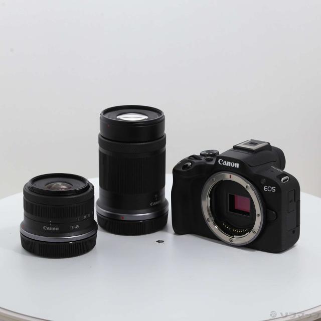 中古)Canon EOS R50 ダブルズームキット ブラック(344-ud)