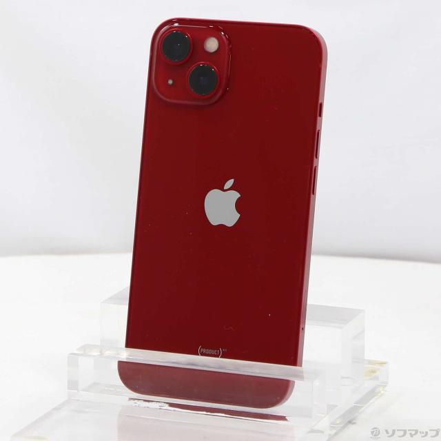 (中古)Apple iPhone13 128GB プロダクトレッド MLNF3J/A SIMフリー(371-ud)