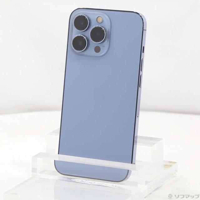 (中古)Apple iPhone13 Pro 512GB シエラブルー MLV03J/A SIMフリー(258-ud)