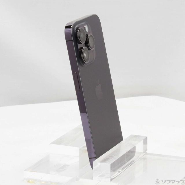 (中古)Apple iPhone14 Pro 256GB ディープパープル MQ1E3J/A SIMフリー(262-ud)_3