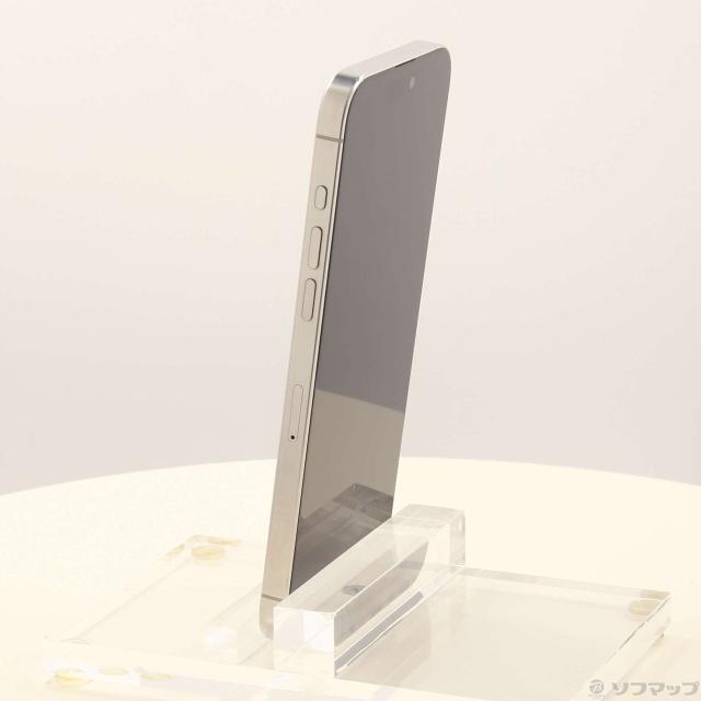 (中古)Apple iPhone15 Pro Max 256GB ホワイトチタニウム NU6Q3J/A SIMフリー(262-ud)