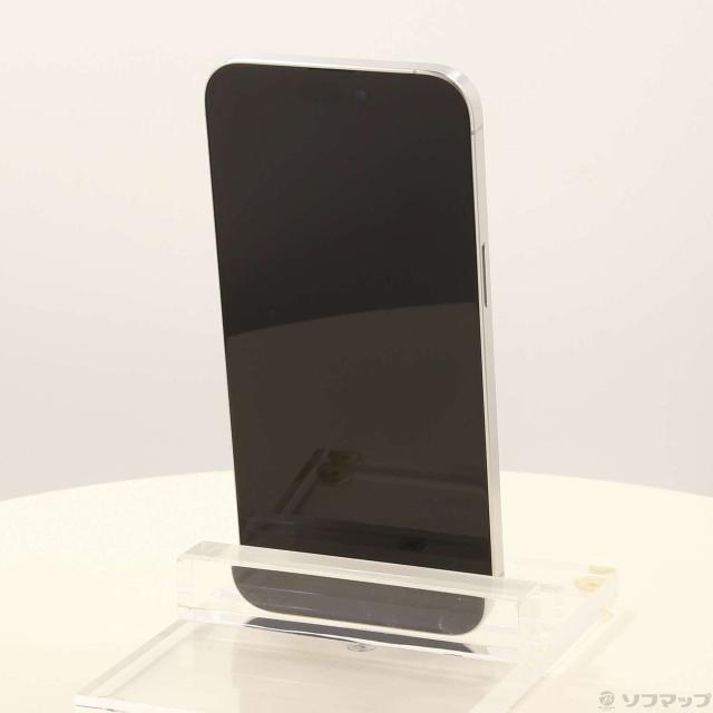 (中古)Apple iPhone15 Pro Max 256GB ホワイトチタニウム NU6Q3J/A SIMフリー(262-ud)