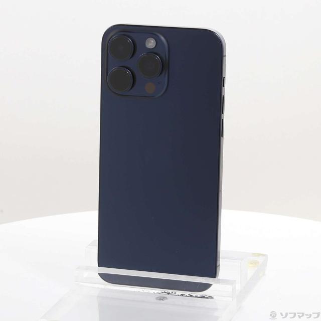 (中古)Apple iPhone15 Pro Max 256GB ブルーチタニウム MU6T3J/A SIMフリー(297-ud)