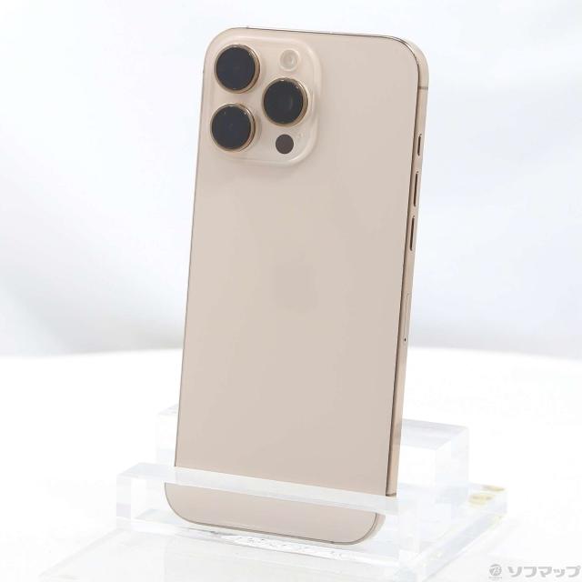 (中古)Apple iPhone16 Pro Max 512GB デザートチタニウム MYWN3J/A SIMフリー(344-ud)