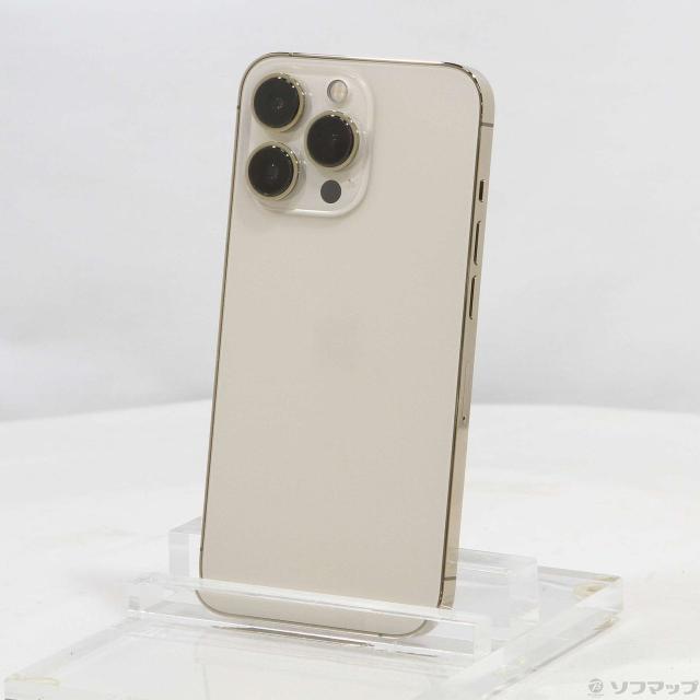 中古)Apple iPhone13 Pro 128GB ゴールド MLUH3J/A SIMフリー(368-ud