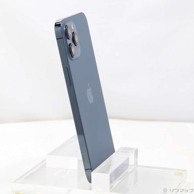 (中古)Apple iPhone12 Pro Max 256GB パシフィックブルー MGD23J/A SIMフリー(295-ud)