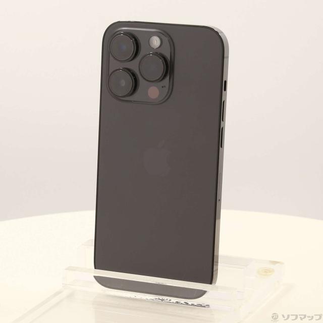 (中古)Apple iPhone14 Pro 128GB スペースブラック MPXU3J/A SIMフリー(377-ud)