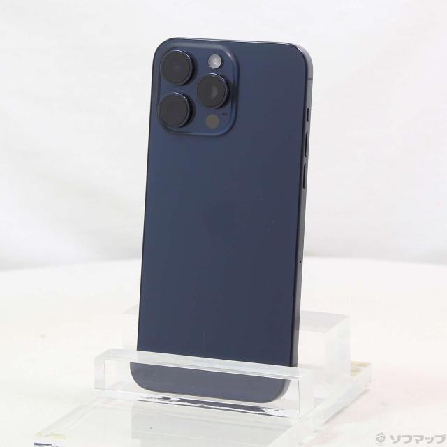 (中古)Apple iPhone15 Pro Max 256GB ブルーチタニウム MU6T3J/A SIMフリー(349-ud)